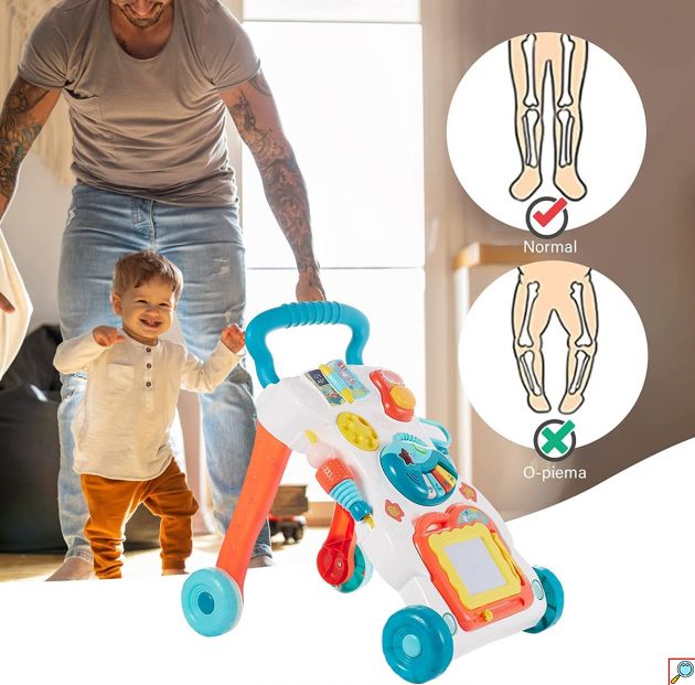 Περπατούρα Μωρού με Διαδραστικά Παιχνίδια & Μουσική 46 x 34 x 11 cm