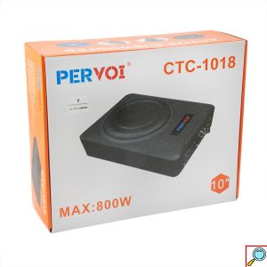 Αυτοενισχυόμενο Subwoofer Αυτοκινήτου 10” 800W RMS PerVoi 
