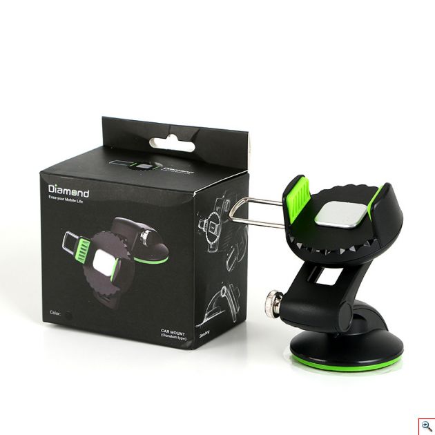 Πράσινη Βάση Στήριξης Κινητού Τηλεφώνου για Αμάξι - Green Phone Car Holder