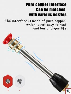 Φορητό Ηλεκτρικό Πιστόλι Πλυσίματος - Πιεστικό νερού 48V MDHL- 8108 30BAR