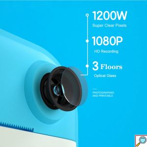 Επαναφορτιζόμενη Παιδική Φωτογραφική Μηχανή με Θερμική Εκτύπωση, Χωρίς Μελάνι & Εφαρμογή WiFi - Pink Flamingo