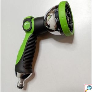 Πιστόλι Ποτίσματος με 10 Λειτουργίες Ψεκασμού, Αντιολισθητική Λαβή και Μεταλλικούς Ταχυσυνδέσμους