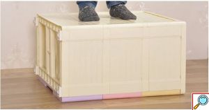 Πλαστική Συρταριέρα 83,5x38x32,5cm με 5 Χρωματιστά Συρτάρια - Ιδανική για Παιδικό Δωμάτιο