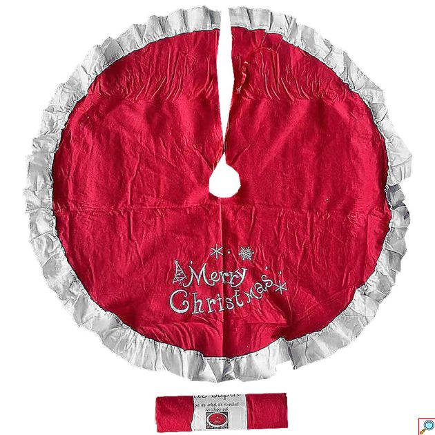 Ποδιά Χριστουγεννιάτικου Δέντρου Merry Christmas Φ100cm