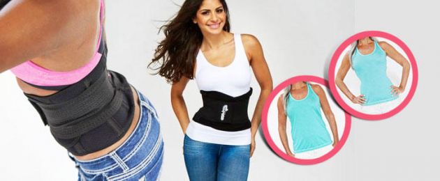 Ζώνη Σύσφιξης και Αδυνατίσματος Διπλής Πίεσης - Κορσές Μέσης Genie Hourglass