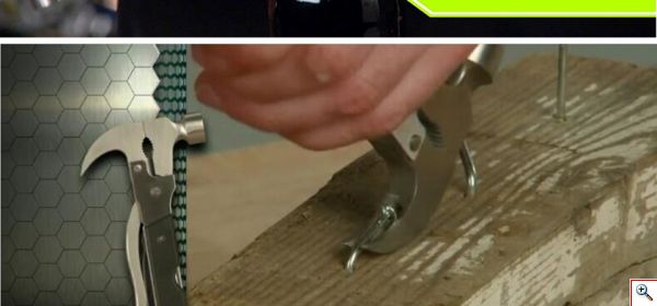 Πολυεργαλείο με 18 σε 1 Εργαλεία - Σφυρί, Πένσα, Κόφτης, Εξωλκέας Πρόκας, Μαχαίρι, 3 Κατσαβίδια, 4 Κλειδιά, 2 Πριόνια, Ανοιχτήρι, Λίμα - Tactool Σουγιάς