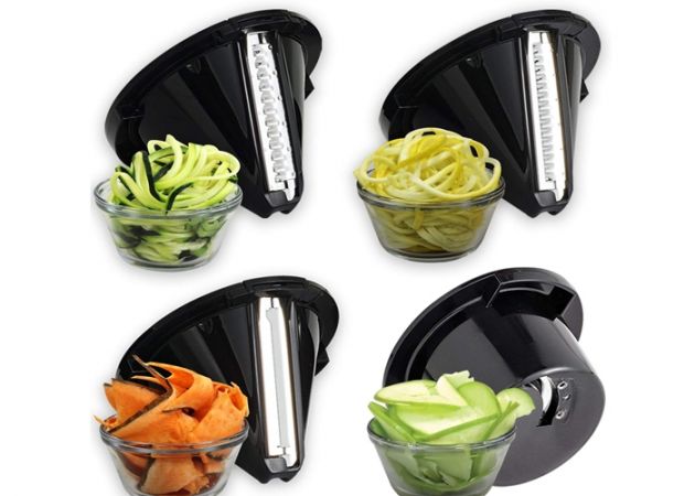 Σπιράλ Πολυκόφτης Λαχανικών Spiralizer Find Back 4 Σε 1 - Κόφτης για Blend Μακαρονιών με Λαχανικά