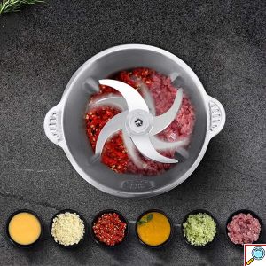 Πολυκόπτης Multi 500 W με 2 Σετ Λεπίδων & Δοχείο 500 mL - Inox