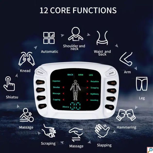 Πολυλειτουργική Ψηφιακή Μηχανή Μασάζ για Ρεφλεξοθεραπεία.