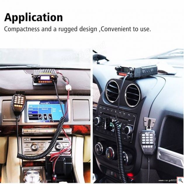 Σταθερός Πομποδέκτης - Ασύρματος Αυτοκινήτου - Βάσης Marine Dual Band VHF/UHF με Σπιράλ Μικρόφωνο