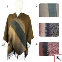 Πόντσο Έθνικ με Κρόσσια