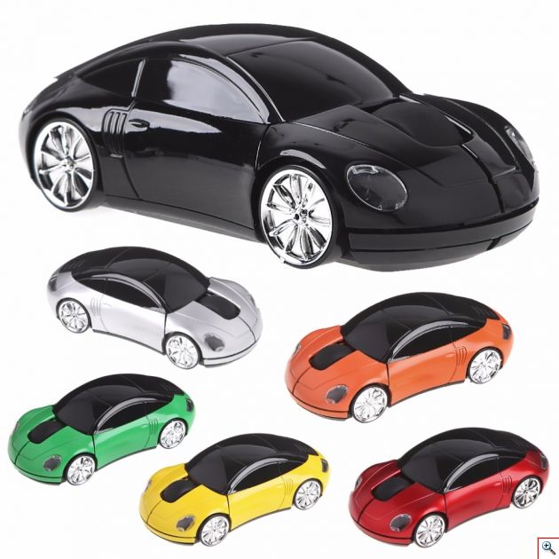 Ασύρματο USB Ποντίκι Αυτοκίνητο Porche 2.4GHZ με LED Φωτισμό