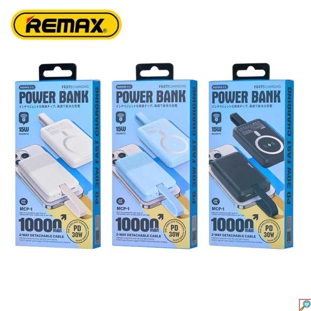Power Bank 10000 mAh 15W - PD30W Γρήγορη Φόρτιση Fast Charging & Μαγνητική Φόρτιση - Remax