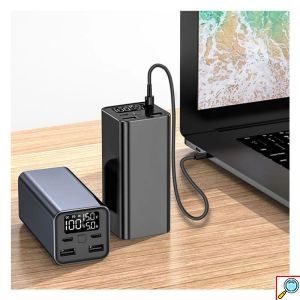 ANDOWL Power Bank 30000mAh 100W Με Διπλή Έξοδο USB-C & USB-A και Ψηφιακή Οθόνη