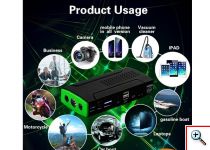 Power Bank - EPS-K10S Jump Starter 5,12,16,19V - Φορτίζει Κινητό και Αυτοκίνητο