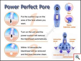 Συσκευή Καθαρισμού Προσώπου & Σμήγματος με Αναρρόφηση & Ατμό - Power Perfect Pore