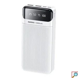 Φορητός Φορτιστής Power Bank 20000mAh με 4 Θύρες USB-A Λευκό-REMAX