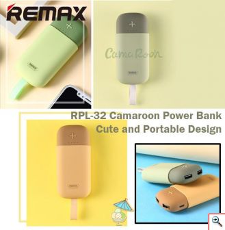 Φορητός Φορτιστής PowerBank Remax Camaroon 5000mAh
