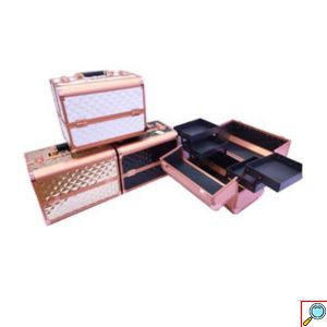 Κουτί Οργάνωσης Κοσμημάτων Ροζ 20.5x25x31cm 