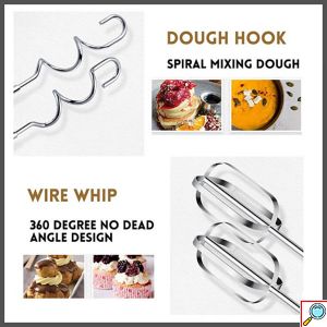 Ηλεκτρικό Μίξερ 5 Ταχυτήτων 3.5L, 400W με Kάδο από Aνοξείδωτο Xάλυβα- Blender Sokany