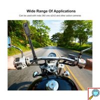 Πτυσσόμενο Κοντάρι με Βραχίονα Μοτοσυκλέτας- Ποδηλάτου 28-113cm για Στήριξη Κάμερας Κινητού Puluz