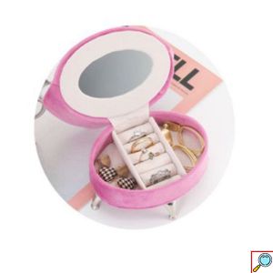 Κοσμηματοθήκη-Μπιζουτιέρα 23x10cm Ροζ 