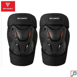 Σετ 4τμχ Προστατευτικές Επιγονατίδες & Επιαγκωνίδες Μηχανής Motowolf One Size-Μαύρο