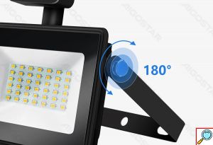 Προβολέας SMD LED 50W με Ανιχνευτή Κίνησης - 4000K 4500lm - Aigostar