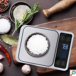 Ψηφιακή Ζυγαρία Κουζίνας 1-10Kg με Ακρίβεια 1 Γραμμαρίου και Πολλαπλές Μονάδες Μέτρησης Βάρους - Aerbes