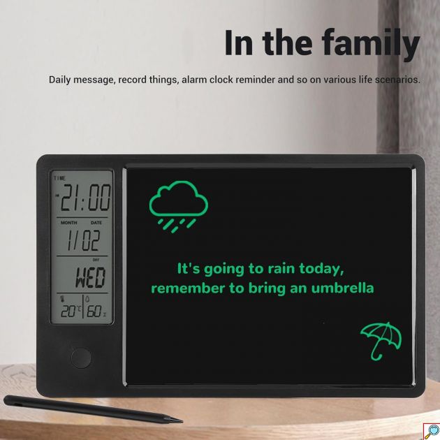 Ψηφιακό Ημερολόγιο Γραφείου με LCD Πίνακα Γραφής