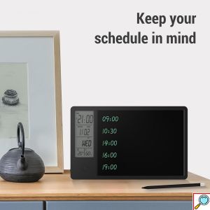 Ψηφιακό Ημερολόγιο Γραφείου με LCD Πίνακα Γραφής