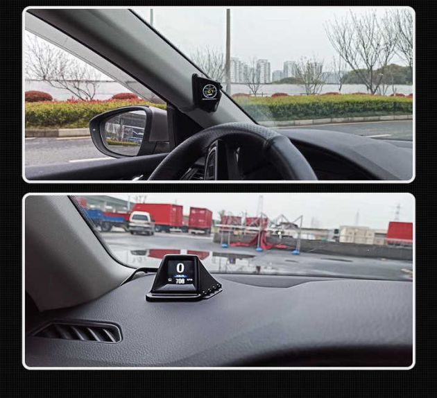 Ψηφιακό OBD2 HUD Αυτοκινήτου με GPS, Ρολόι, Πυξίδα, Μπαρόμετρο & Πολλαπλές Ενδείξεις