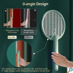 Πτυσσόμενη Ηλεκτρική Ρακέτα Κουνουπιών με UV Λάμπα & USB Φόρτιση – Για Εσωτερικούς & Εξωτερικούς Χώρους - Arrango