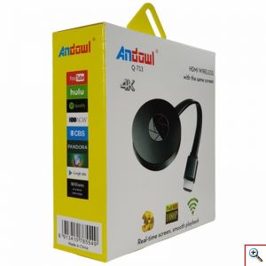 Andowl Αντάπτορας Σύνδεσης Smartphone με TV - WiFi Dongle MiraScreen με HDMI