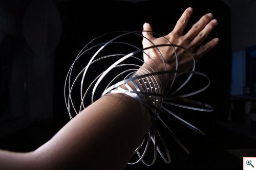 Τρισδιάστατο Αγχωλυτικό Παιχνίδι Βραχιόλι - Kinetic 3D Sculpture Ring