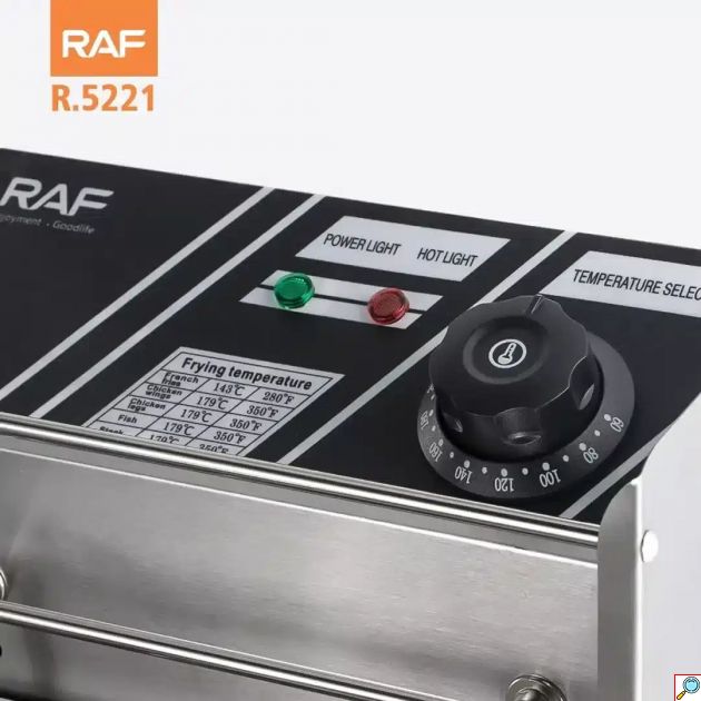 RAF Διπλή Ηλεκτρική Φριτέζα 5000W 5.5 + 5.5 L