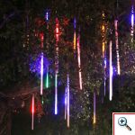 Χριστουγεννιάτικη LED βροχή μετεωριτών 8 τεμάχια x 50cm