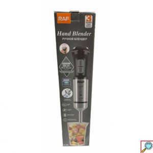 Raf Ραβδομπλέντερ με Ανοξείδωτη Ράβδο και 4 Λεπίδες Κοπής 600W Ασημί