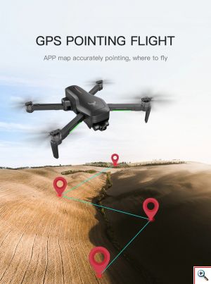 RC Drone Quadcopter SG906 PRO 2 GPS 5G WIFI FPV με 4K Camera & 3-Axis Gimbal – Μαύρο