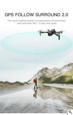 RC Drone Quadcopter SG906 PRO 2 GPS 5G WIFI FPV με 4K Camera & 3-Axis Gimbal – Μαύρο