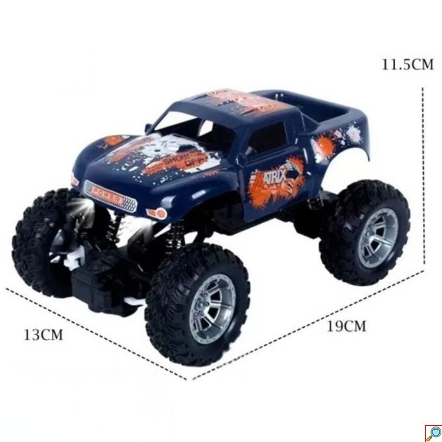 RC Τηλεκατευθυνόμενο Off-Road Jeep Speed King 1:18 με Φώτα LED Μπλε