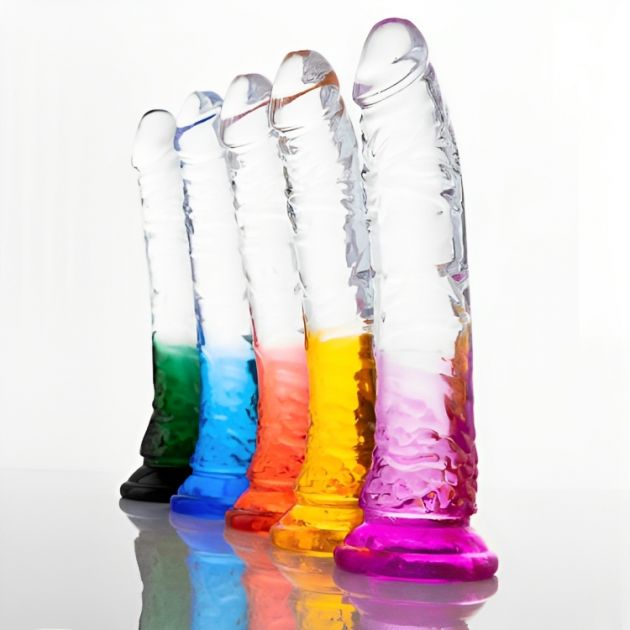 Ρεαλιστικό Dildo Σιλικόνης με Ισχυρή Βεντούζα