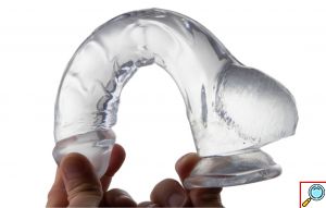 Ρεαλιστικό Dildo Σιλικόνης με Ραβδώσεις & Ισχυρή Βεντούζα - 16 cm