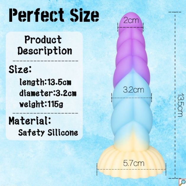 Ρεαλιστικό Dildo Σιλικόνης Mini- Rainbow