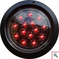 Στρογγυλό Κίτρινο Φανάρι Φλας Αυτοκινήτου ή Φορτηγού 170mm 