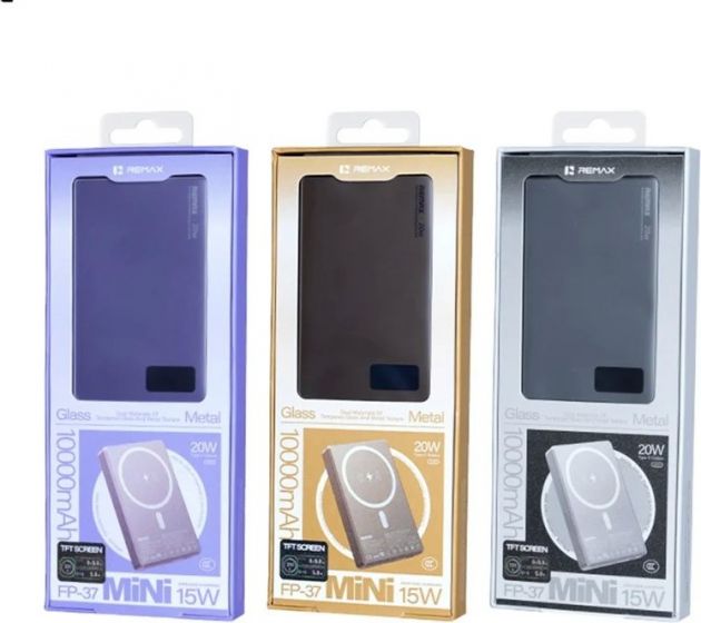 Remax Aurora – Power Bank 20000mAh με Ασύρματη Φόρτιση και Οθόνη TFT, PD 20W, Μαγνητικό Remax Aurora – Power Bank 20000mAh με Ασύρματη Φόρτιση και Οθόνη TFT, PD 20W, Μαγνητικό