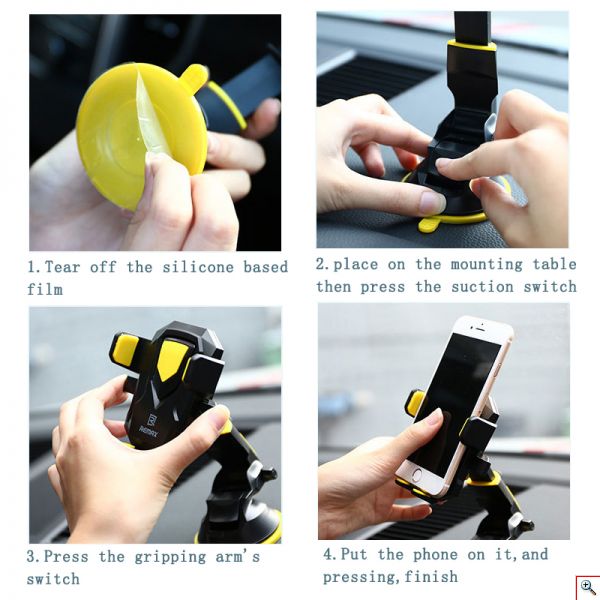 Βάση Κινητού Αυτοκινήτου REMAX - Car & Desktop Holder Transformer 