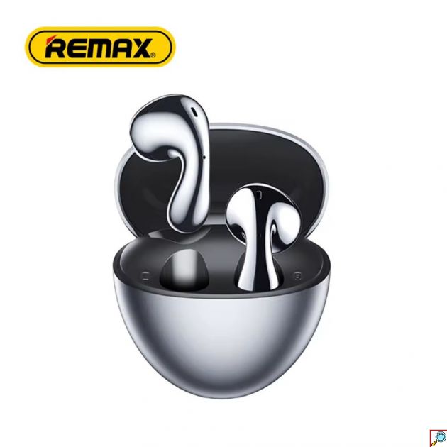 Remax W17 Pro Earbud Bluetooth Handsfree Ακουστικά με Θήκη Φόρτισης Γκρι