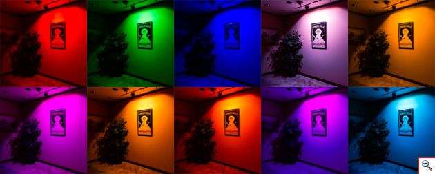 RGB Προβολέας 10W Αδιάβροχος με Τηλεχειρισμό & Εναλλασσόμενο Πολύχρωμο Φωτισμό 