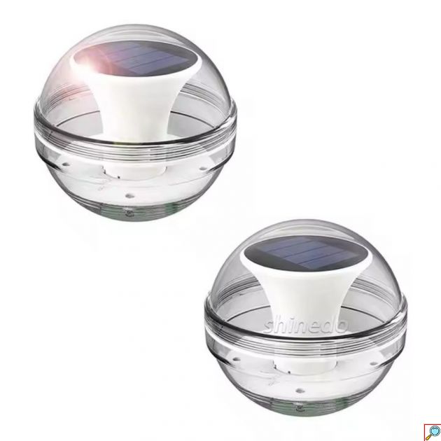 Ηλιακό RGB Φωτιστικό Πισίνας LED Πλωτό – Πολύχρωμος Φωτισμός Αδιάβροχο